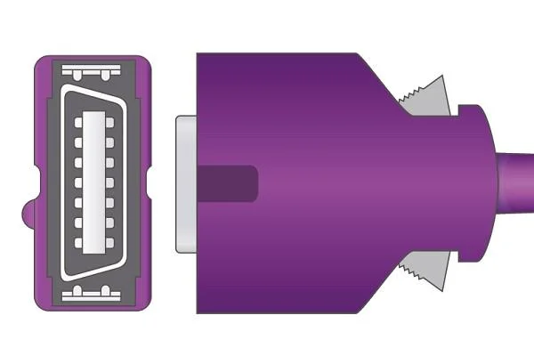 Adapter-Kabel kompatibles Doc-10, 2.4m Datascope SpO2
