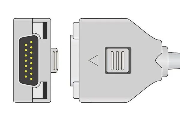 Fukuda ich einteiliges EKG 10-Lead Kabel mit Widerstand 20K