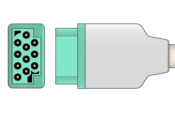 Einteiliges EKG 10-Lead GEs-Marquette Dash-1000 Kabel