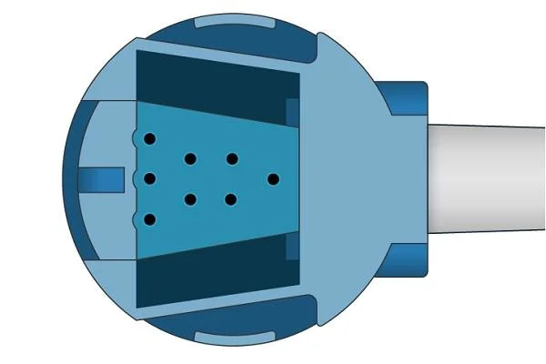 Adapter-Kabel GE-Datex Oxytip Oxy-SLA SpO2, 2.4m