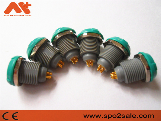 Plastik 8 Pin Socket Grey Shell Green IBP-medizinischen Geräts der Verbindungsstück-Etco2