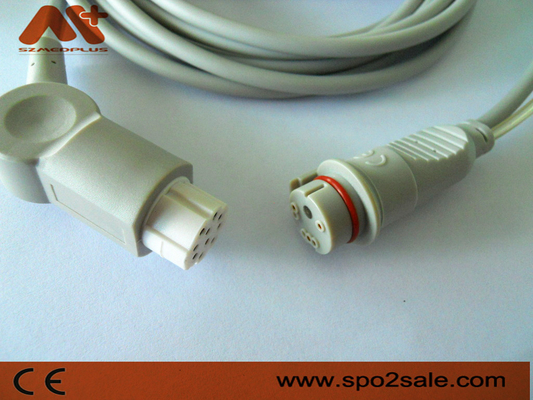 Kompatibles IBP Adapter-Kabel des datex-für AS/3, AS/5, CC-104, Cardiocap CM-104, Cardiocap I, Cardiocap II, Cardiocap/5.