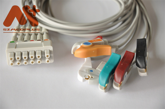 GE Marquette 	Telemetrie-Leitungsdraht 421932-001 Holter Cables ECG 6 Führungs-Clip
