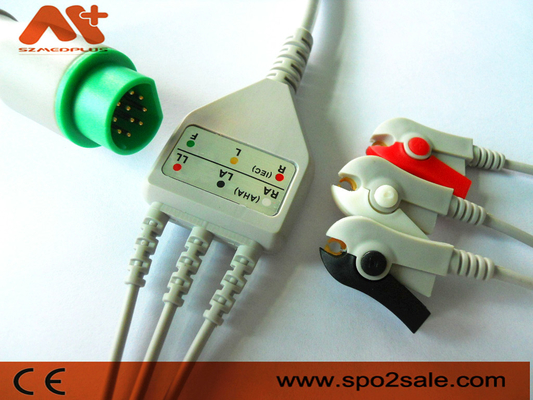 Führungs-Patientenmonitor CFS- 3 verkabelt 10 Pin Siemens Ecg Cable