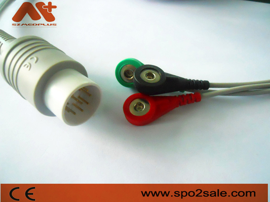 11 Pin Nihon Kohden ECG verkabeln 3 Führung CB-72353P für TECHNISCHES Sery