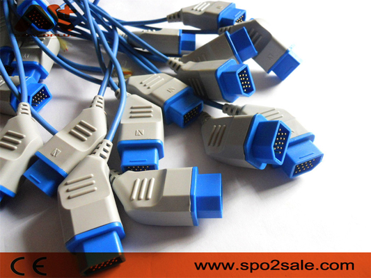 Zusätze des Patientenmonitor-DB9 verkabeln 14 Kabel Pin Nihon Kohden Spos 2