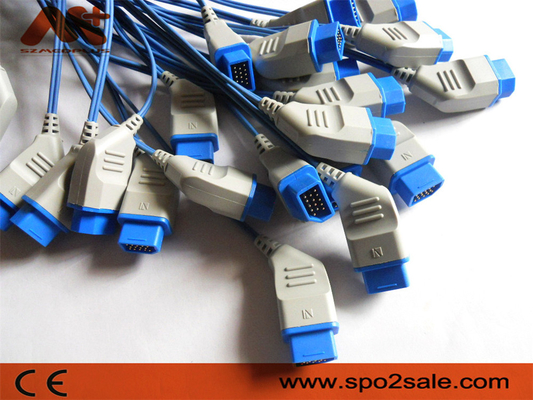 Zusätze des Patientenmonitor-DB9 verkabeln 14 Kabel Pin Nihon Kohden Spos 2