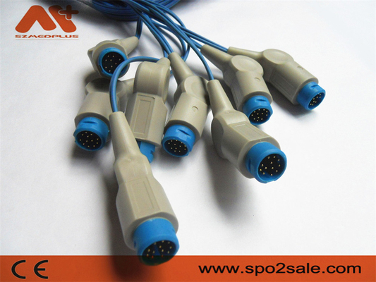 8 Kabel 12 Pin Patient Monitor Accessories Philipss Spo2 Pin