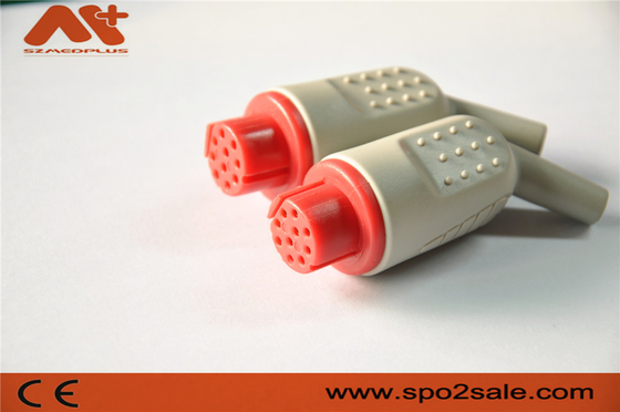 IBP-Verbindungsstückzusatz kompatibel für Adapterkabel des Datex IBP mit roter Farbe 10pin