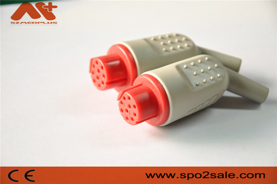 IBP-Verbindungsstückzusatz kompatibel für Adapterkabel des Datex IBP mit roter Farbe 10pin