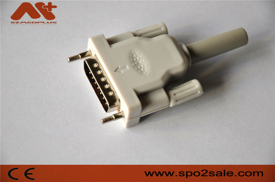 EKG-Kabel Führung des EKG-Verbindungsstücks kompatibles Bionet/Edan/Schiller 15pin 10 mit grauer Farbe