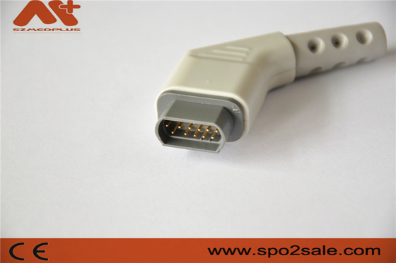 Verbindungsstück 16pin ECG kompatibles multistationiertes ECG Kabel Draeger mit grauer Farbe