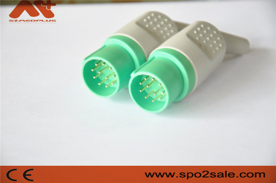 11pins grüner medizinischer EKG-Anschluss kompatibel mit Nihon Kohden Monitor Zubehör