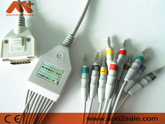 Fukuda ICH kompatibel Direkt-schließen EKG Kabel für Cardisuny, KP-500, KP-500D an