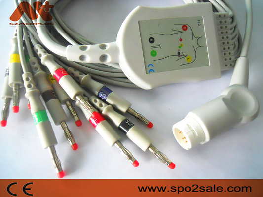 Philips Compatible Direct-Connect-EKG Kabel für Codemaster 100, MRx