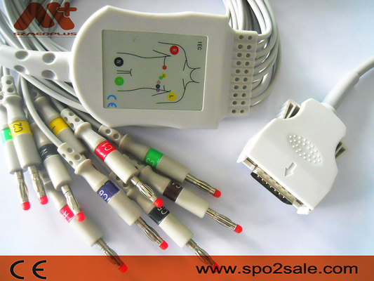 Direkt schließen Sie Kabel EKG Kabel-9293-021-50 Mortara Ecg für ELI 100, ELI 200, ELI 50 an