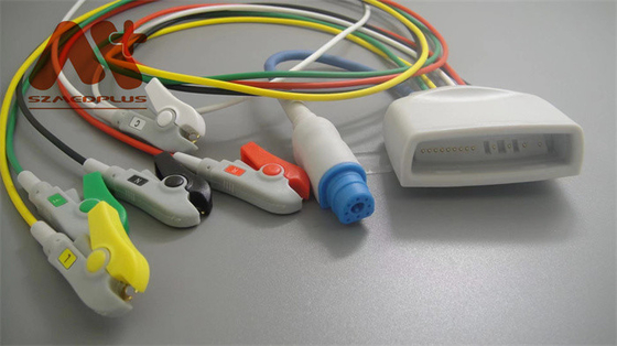 Führungs-Grabscher Spo2 Philips 989803171851 ECG-Telemetrie-Holter Cables 5