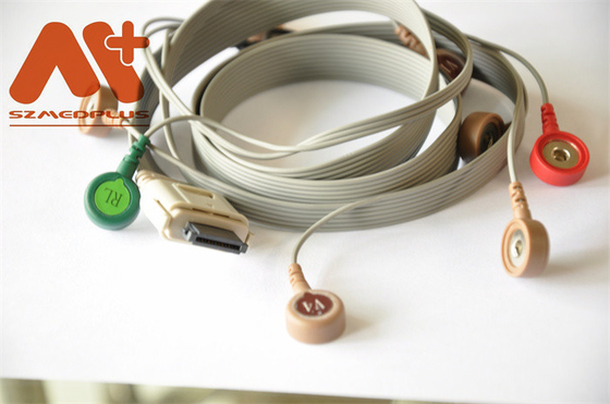 AHA-BI ECG Kabel 10 führen Schnell-biomedizinische Instrumente Holter H2111