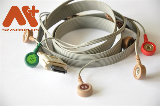 AHA-BI ECG Kabel 10 führen Schnell-biomedizinische Instrumente Holter H2111
