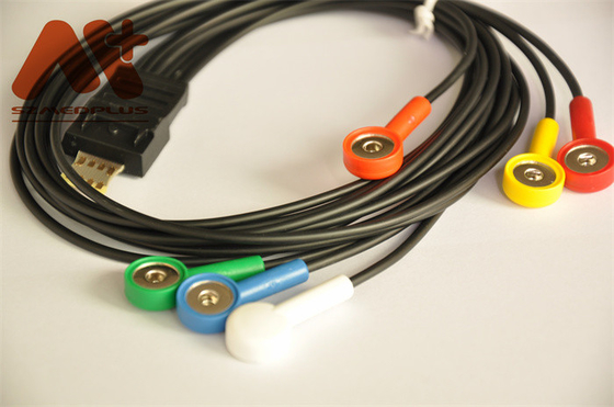 Führungs-Kabel M.Ü. Holter 6 Kabel ODM Schiller ECG - 101 Uesd Patientenmonitor