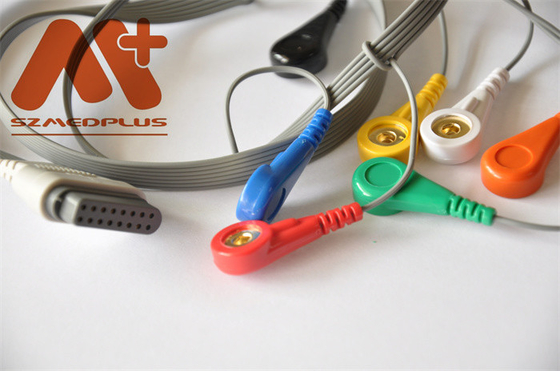 7 Kabel der Führungs-ECG Holter Cable SE-2003 SE-2012 Edan ECG
