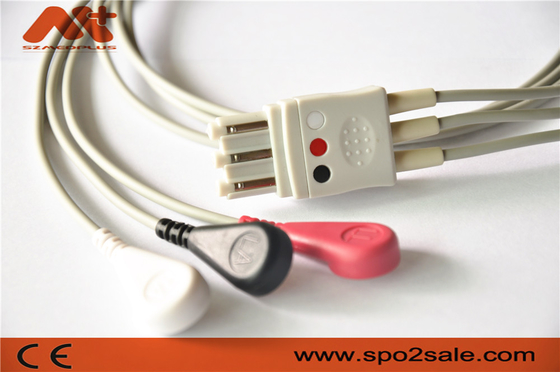 Geduldiger Leitungsdraht Philips Compatibles ECG Kabel-M1673A ECG