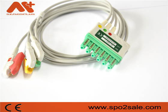 Führungs-Kabel Draeger kompatibles ECG geduldiges Kabel-MS16231 3 Ecg
