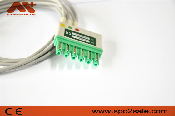 Führungs-Kabel Draeger kompatibles ECG geduldiges Kabel-MS16231 3 Ecg