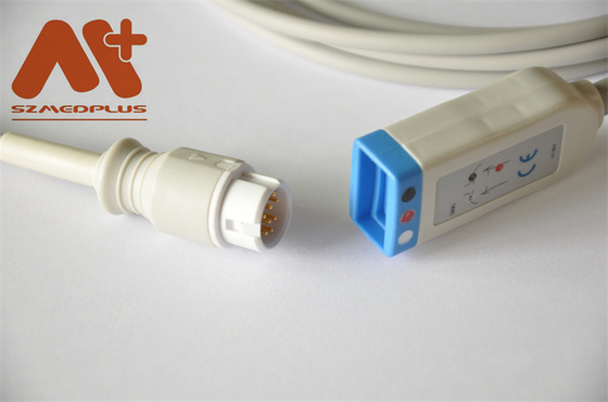 12 verkabeln Stamm Pin Philips Compatibles ECG 3 Führung M1669A