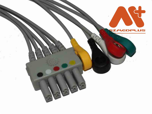 Mindray > Datascope kompatibler 5 Leitungsdraht des Führungs-Verschluss-ECG - 0012-00-1261-06