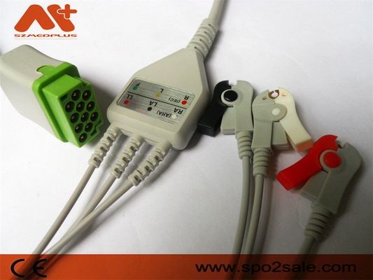 GE-Gesundheitswesen > Führungs-Clip Marquette Compatibles 3 Direkt-schließen ECG-Kabel - 2021141-001 an