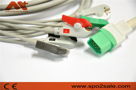 Pass V, V12, Mindray > Datascope die kompatible Führung V21 5 Direkt-schließen ECG-Kabel an
