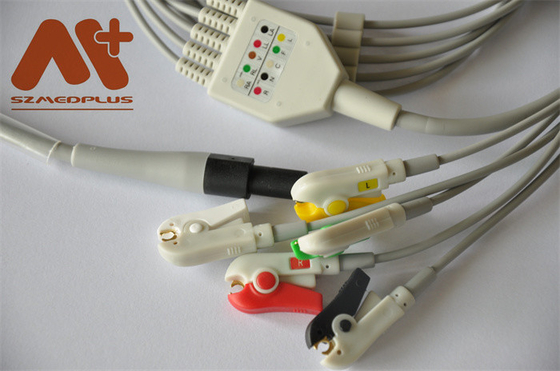 Welch Allyn Propaq kompatibles Clip Führung LT 5 Direkt-schließen ECG-Kabel an