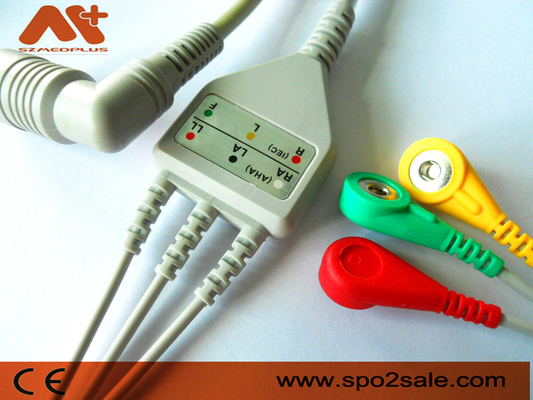 Omron > Colin BP-88, Führung BP-306 kompatible 3 Direkt-schließen ECG-Kabel an
