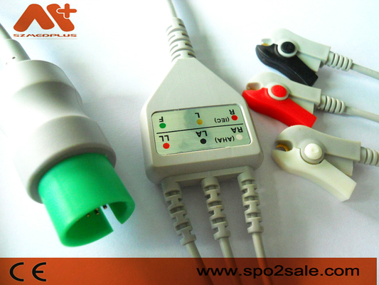 Führungs-Clip ECG 17 Pin Cable Ultraview 3 Kabel TPU Spacelabs Ecg