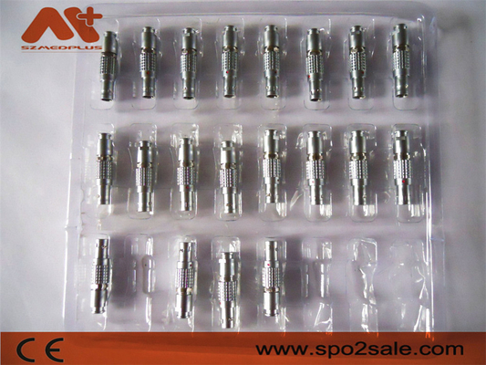 Messing-Goldplattierte Medizinkabelanschlüsse Metall 1B 2pin 4pin 5pin 6pin Anschluss