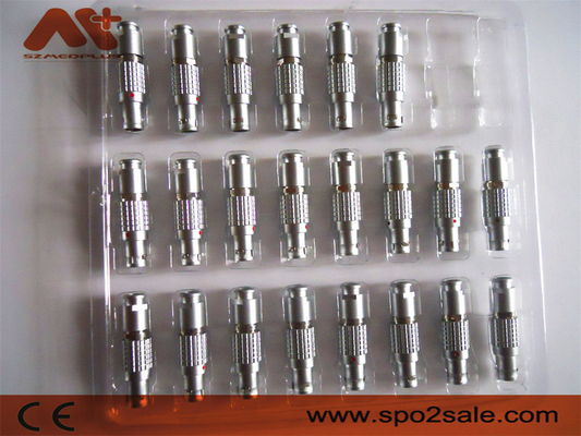 Messing-Goldplattierte Medizinkabelanschlüsse Metall 1B 2pin 4pin 5pin 6pin Anschluss