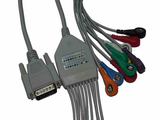 Cardiomaq 10 Blei-EKG-Kabel für 100H 300H 600H 1200H EKG-Maschine