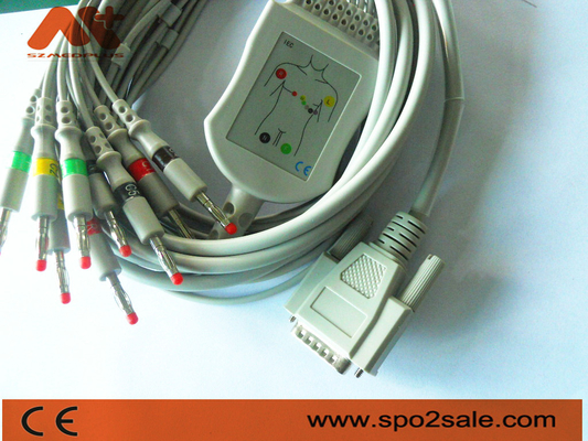 Cardionics 10 Blei-EKG-Kabel für Cardionics Kardio Touch / Kardio Plug EKG-Maschine