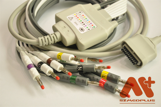 Edan SE 15-15 EKG Kabel, IEC, Bananen 4.0