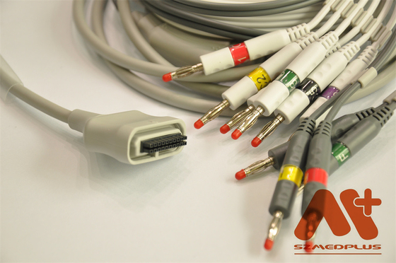 Edan SE 15-15 EKG Kabel, IEC, Bananen 4.0