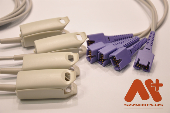 Sensor 1863 erwachsenes des Finger-Clip-wiederverwendbarer Spo2 Sensor-LNCS DCI szmedplus