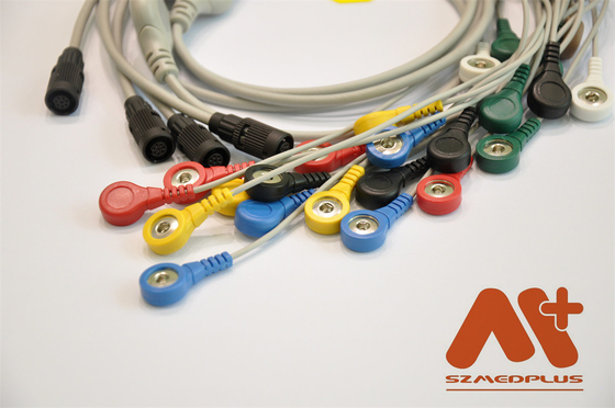Kompatibles Valenta Mn-08 7 Blei Holter EKG Kabel