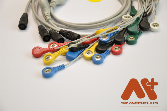 Kompatibles Valenta Mn-08 7 Blei Holter EKG Kabel