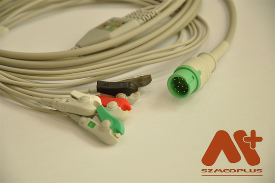 Comen C21 C30 C50 C70 C90 C100 Kompatibel Einstückes 5-Blei-EKG-Kabel