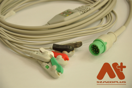 Comen C21 C30 C50 C70 C90 C100 Kompatibel Einstückes 5-Blei-EKG-Kabel
